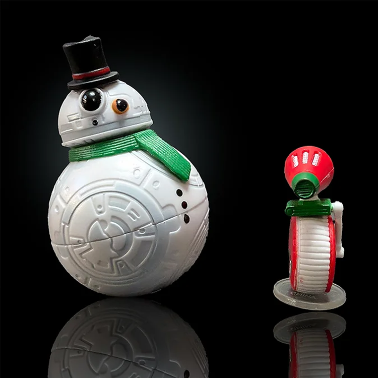 BB-8 Snowman and D-O Droid Action Figure Advent | 1:18 Scale | LOOSE image 2