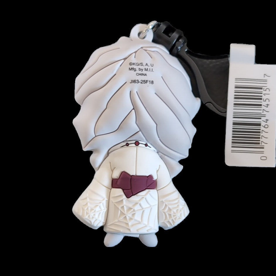 Monogram Rui Ayaki Lower Moon 5 Senemi Shinazugawa Demon Slayer 3D foam PVC bag clip keychain in black