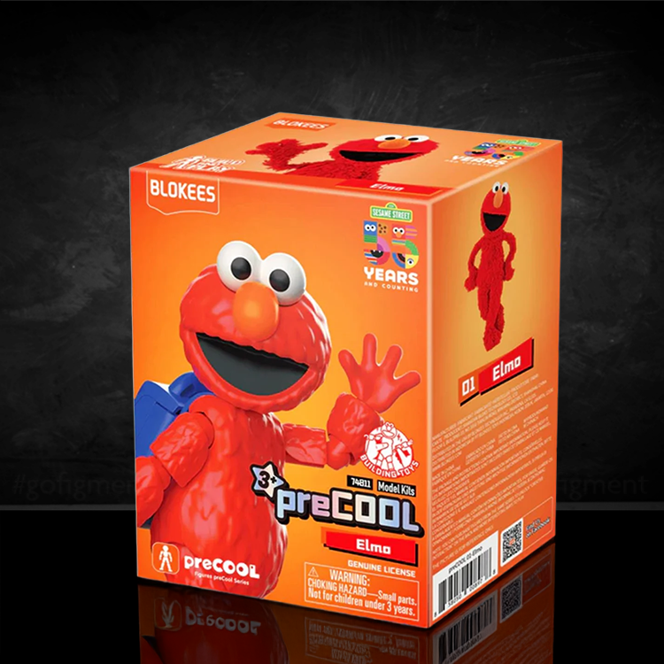 Elmo Sesame Street Blokees Mini Model Kit | 5" Scale image 4