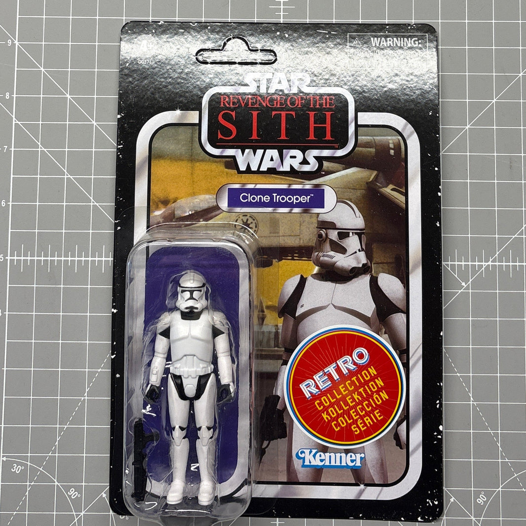 Kenner Clone Trooper Star Wars Retro Collection Action Figure 1:18 Scale ROTS