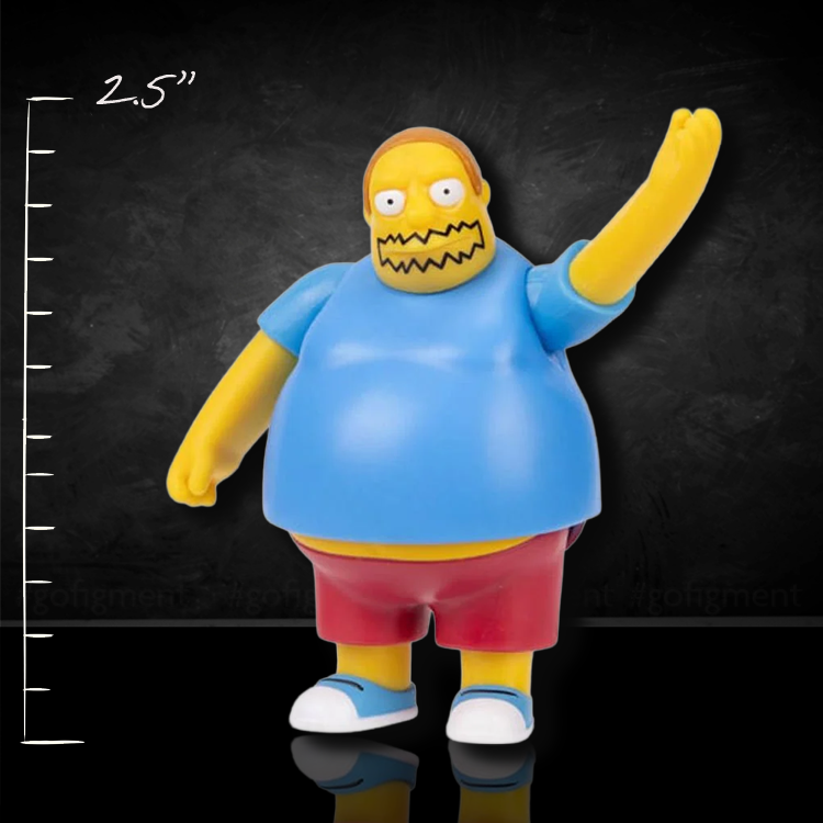 Comic Book Guy The Simpsons Action Figure 2 1/2" Scale image 1