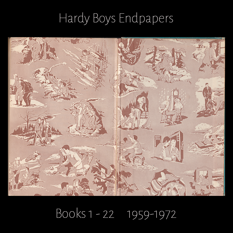 12 Footprints Under the Window (1933): Vintage Hardy Boys Book Blue-Back image 1