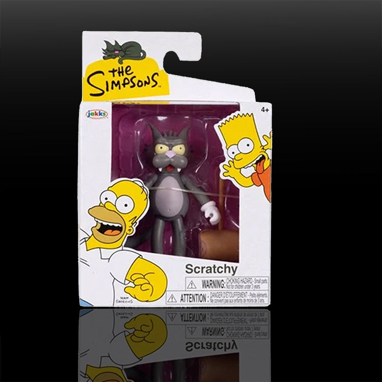 The Simpsons Scratchy Action Figure 2 1/2" Scale image 1
