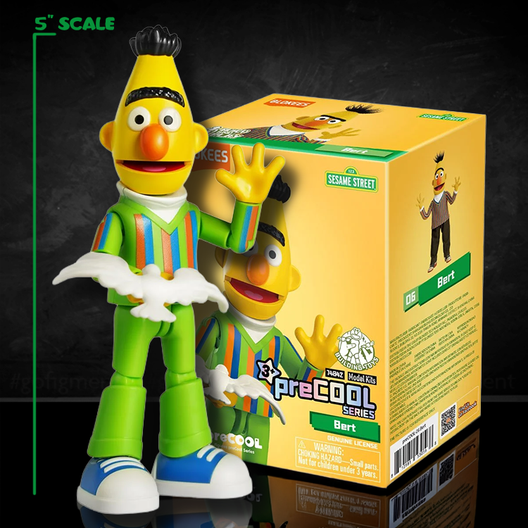 Bert from Sesame Street Blokees Mini Model Kit 5" Scale image 0