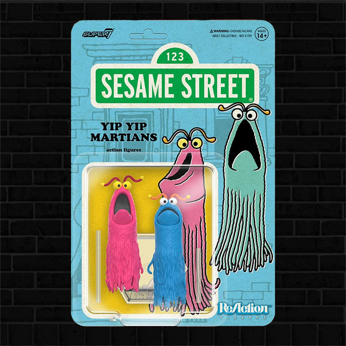 Yip Yip Martians Sesame Street Action Figure 3 3/4 Super 7 NIB image 0