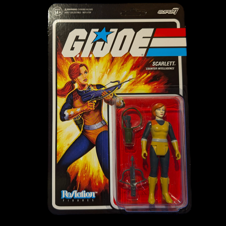 GI Joe Scarlett Counter Intelligence Action Figure 3.75" Super7 ReActi image 0