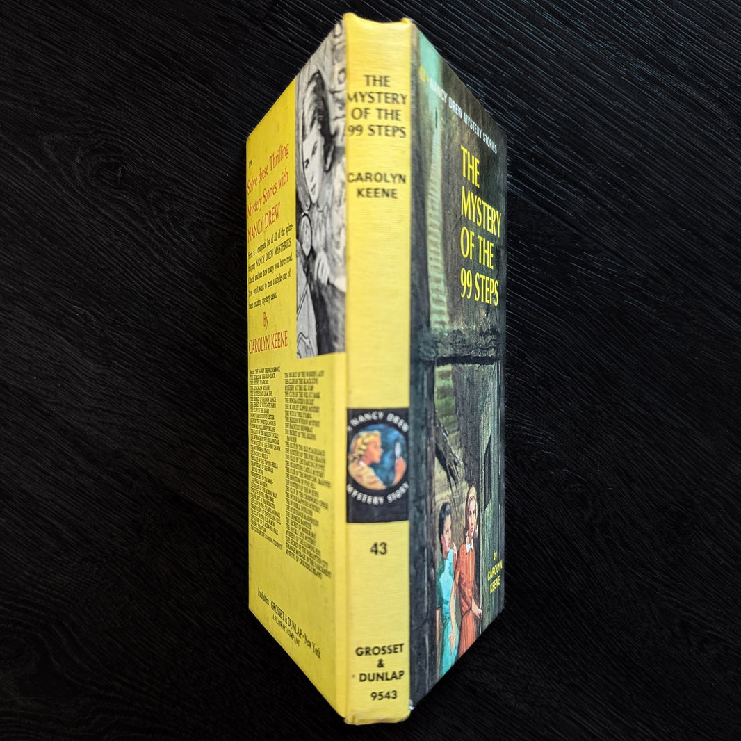 43 The Mystery of the 99 Steps Nancy Drew Mystery Books -1966 (white-endpages) by Grosset & Dunlap, Inc. vintage hardcover