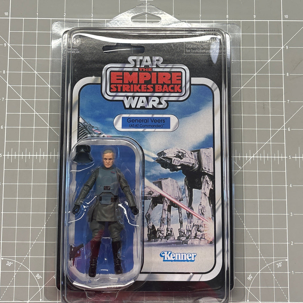 Star Wars The Empire Strikes Back Kenner action figure in blister packaging on a gridded cutting mat