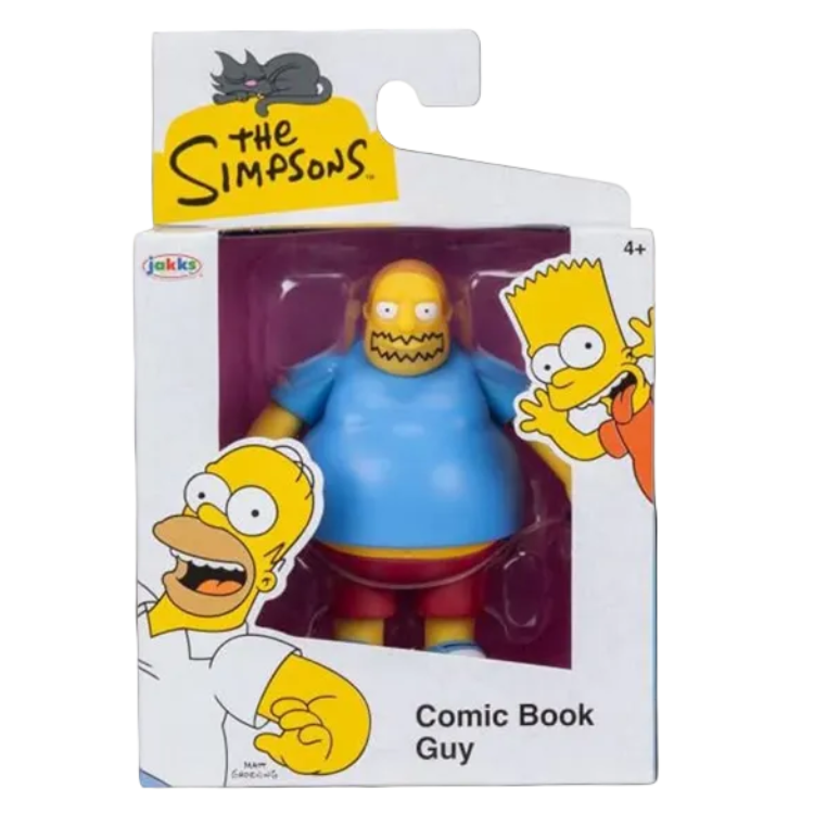 Comic Book Guy The Simpsons Action Figure 2 1/2" Scale image 0