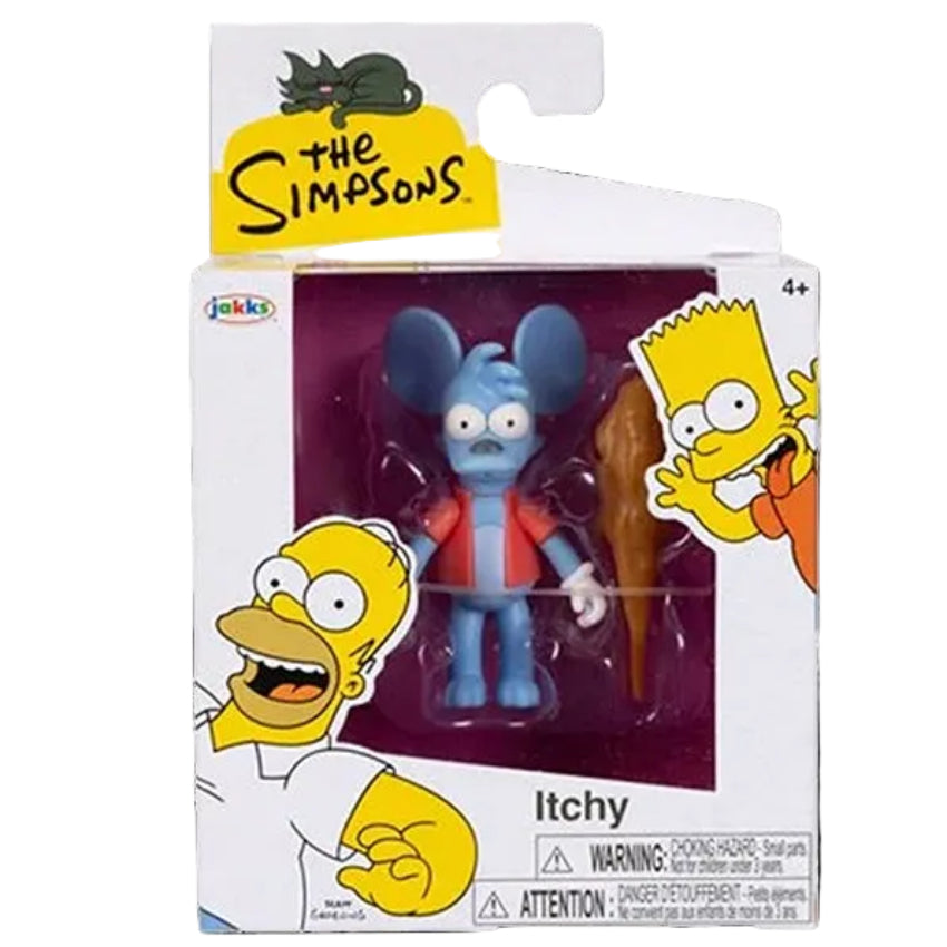 The Simpsons Itchy Action Figure 2 1/2" Scale image 1