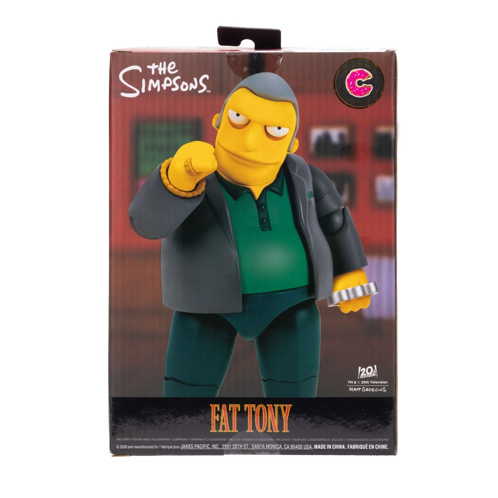 Fat Tony The Simpsons 5-Inch Collector Edition Action Figure JAKKS Pacific in boxed packaging