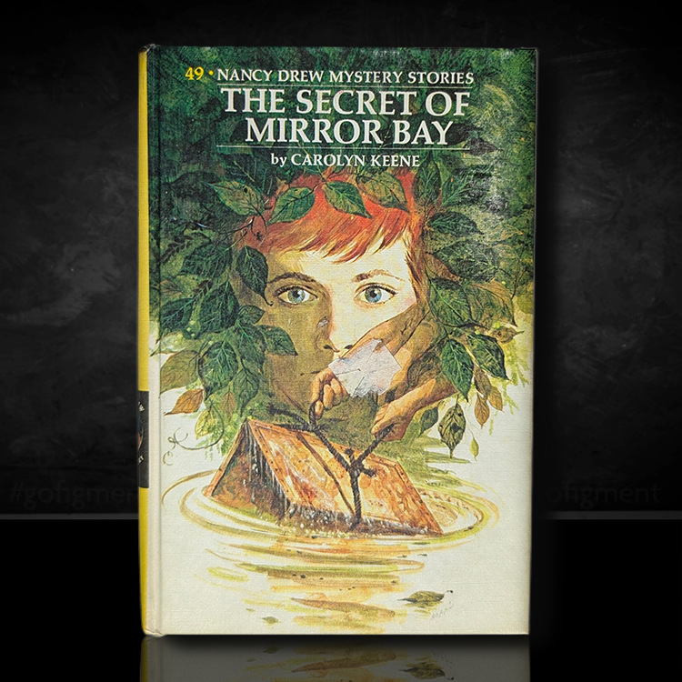 49 The Secret of Mirror Bay Nancy Drew Mystery Books -1972 Yellow Number