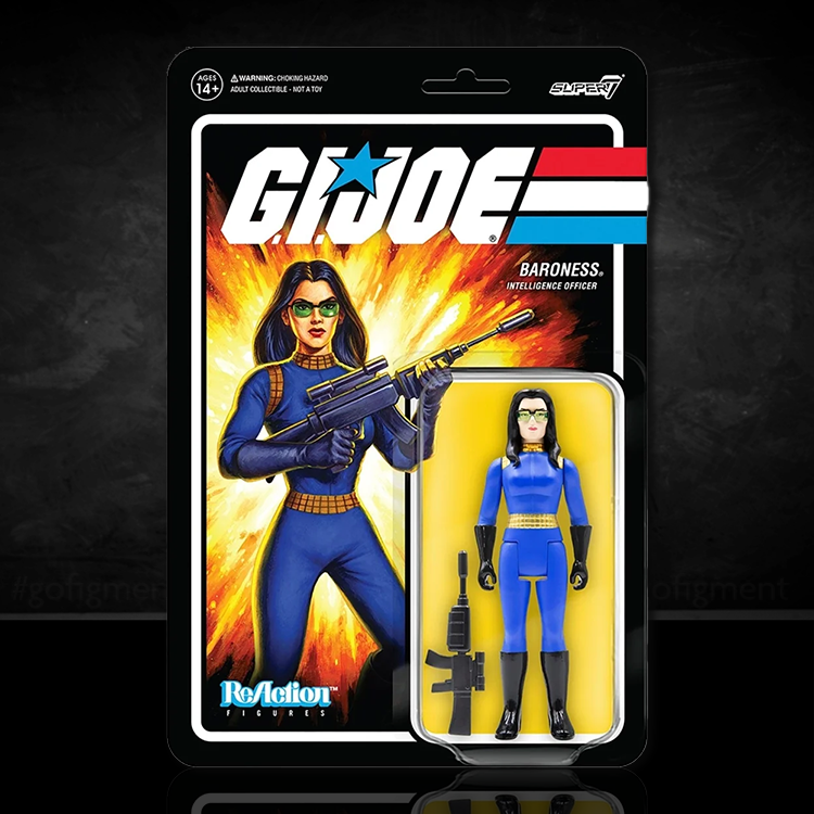 GI Joe Baroness Cobra Intelligence Officer Action Figure Super7 image 0
