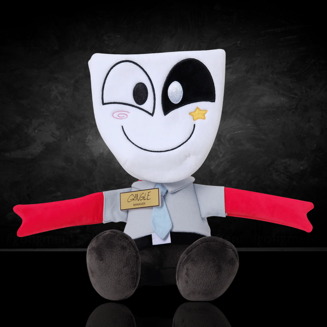 Gangle Spudsys The Amazing Digital Circus 11" Soft Plush Toy New With Tags Glitch Authentic in colorful outfit