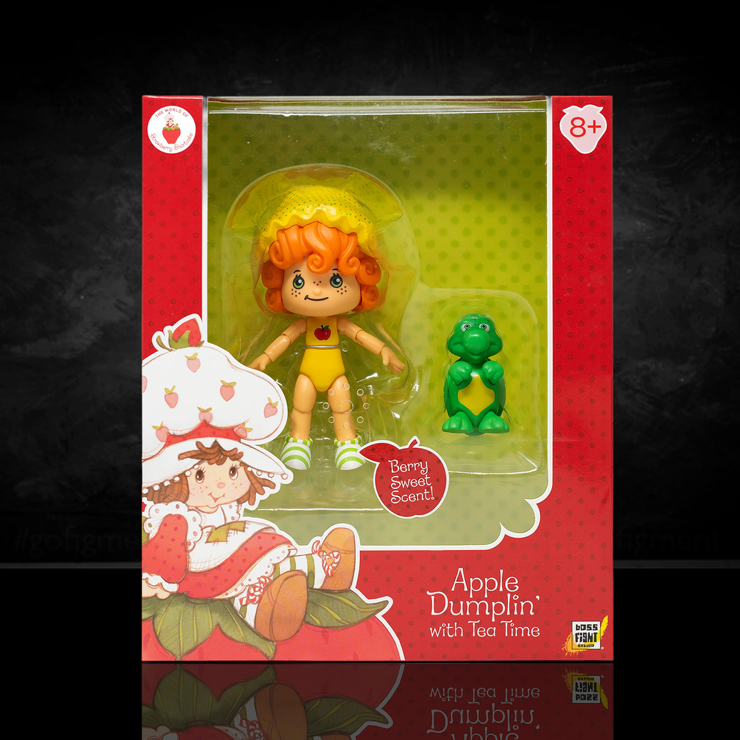 Apple Dumplin’ Strawberry Shortcake CLASSIC Highly Articulated Fruity Scented Action Figure 1:12 new in box by Boss Fight Studio Llc