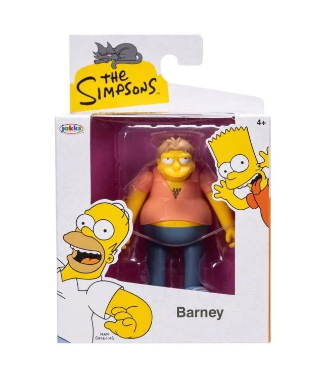 The Simpsons Barney Gumble 2.5-Inch Action Figure Springfield’s Favorite Regular new in box by Jakks Pacific collectible