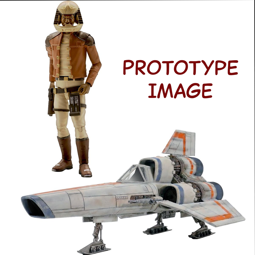 This is an image of Battlestar Galactica 1978 Colonial Viper/ Lieutenant Boomer 3.75" Scale
