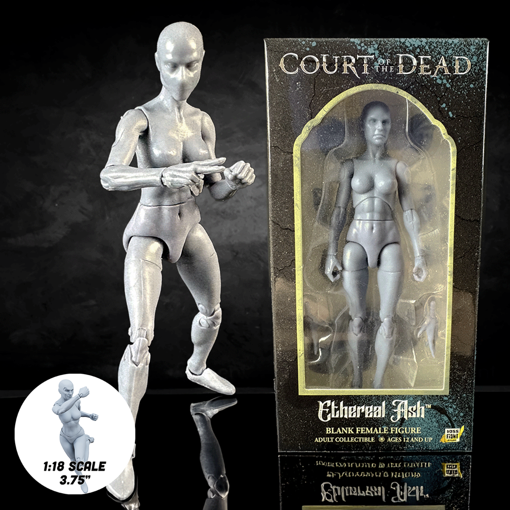 Ethereal Ash Female Court of the Dead Action Figure Blank 1:18th Scale new in box by Boss Fight Studio Llc