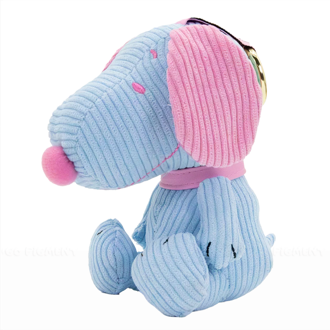 Snoopy Head Peanuts Sherbert Spring Corduroy Plush Bag Charm - You Pick Blind Box U-Pick by Whatever Makes You Happy