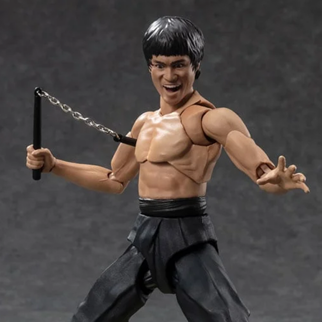 Bruce Lee Legacy 50th Anniversary S.H. Figuarts Action Figure by SH Figuarts, 3.75-inch scale, new in box collectible