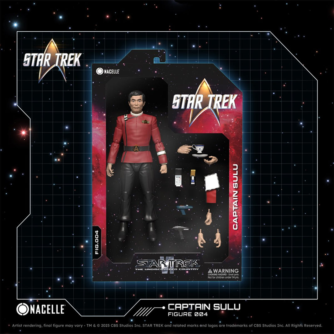 Image of Captain Sulu 7" Star Trek VI: The Undiscovered Country Nacelle Premium Action Figure Collectible