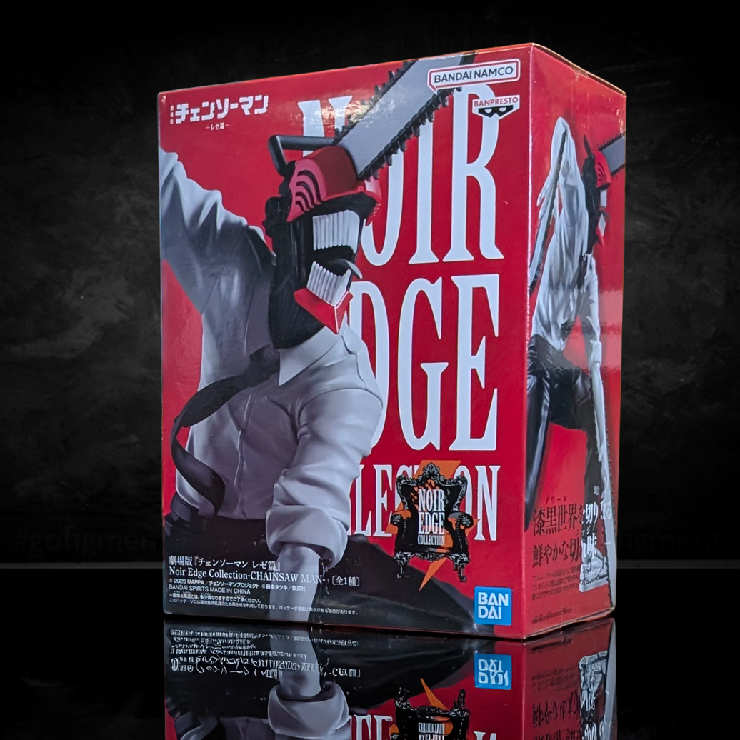 Chainsaw Man Noir Edge Collection Statue Banpresto Reze Arc Anime Collectible new in box with detailed sculpt and dynamic pose