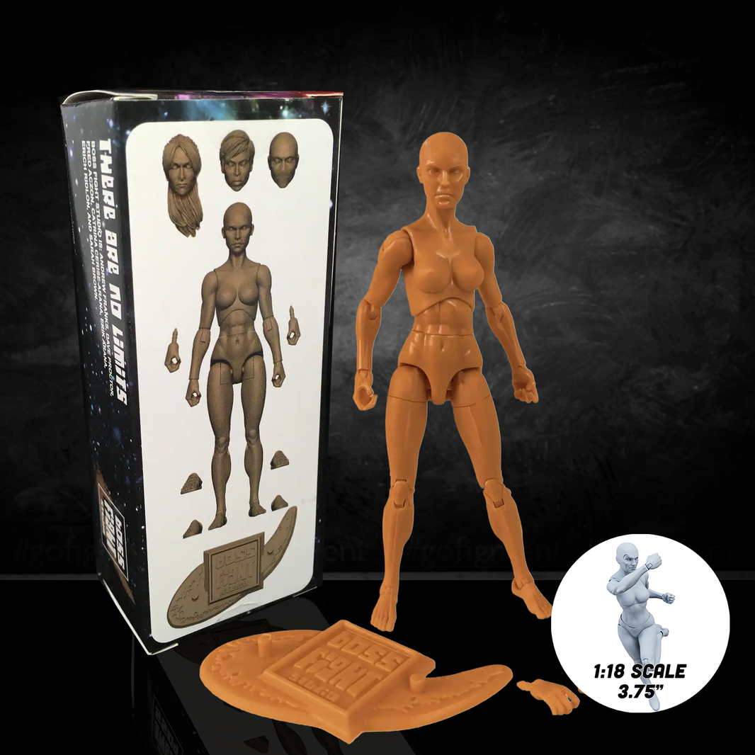 Vitruvian H.A.C.K.S. Character Blanks Light Fawn Female 1:18 Scale Action Figure new in box by Boss Fight Studio Llc collectible