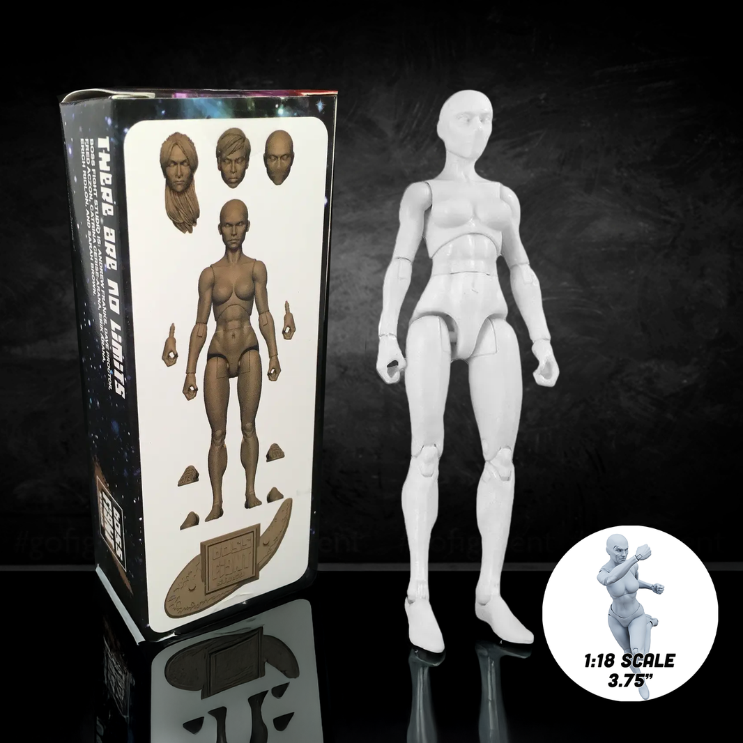 Vitruvian H.A.C.K.S. Character Blanks Cloud White Female 1:18 Scale Action Figure new in box by Boss Fight Studio Llc