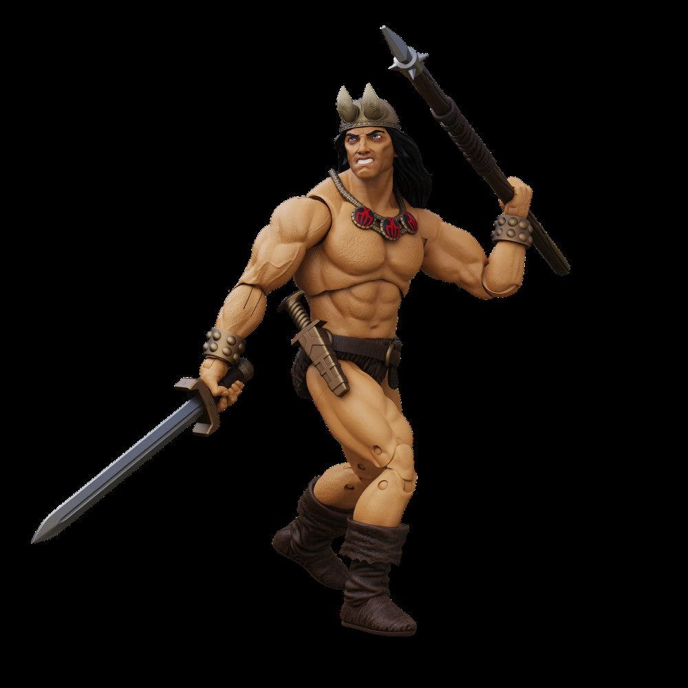 Conan the Barbarian Hero H.A.C.K.S. Vanaheim 1:18 Scale Action Figure Boss Fight Studio Llc with dual weapons and muscular build new in box