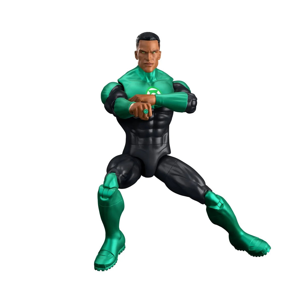 Green Lantern John Stewart Action Figure Mattel DC Premiere Wave 2 Core Set New by Go Figment in green and black suit