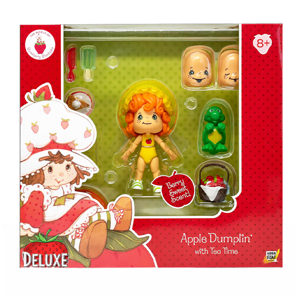 Apple Dumplin Strawberry Shortcake DELUXE Action Figure 1:12 by Boss Fight Studio Llc with accessories and alternate heads