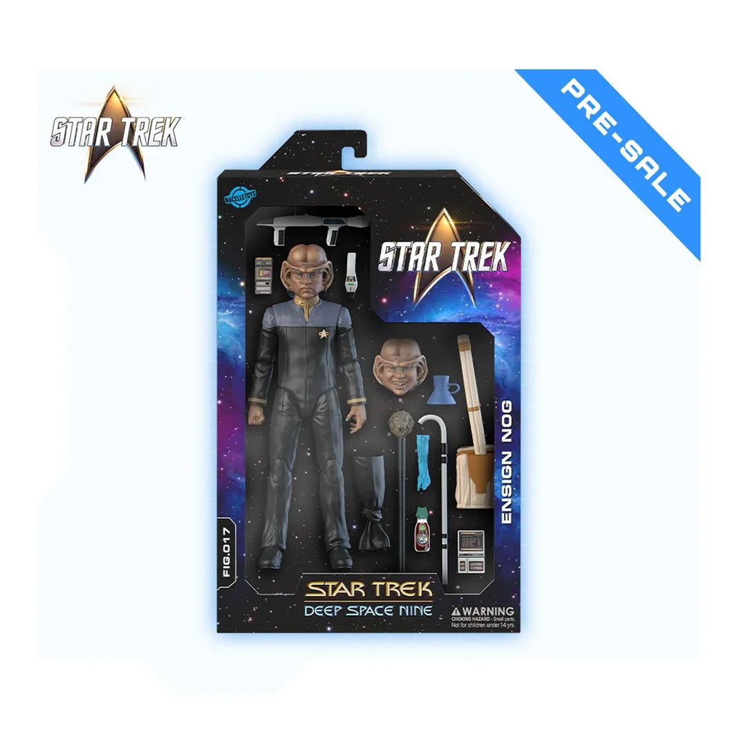 Image of Ensign Nog 7" Star Trek DS9 Favor the Bold Nacelle Premium Action Figure Collectible