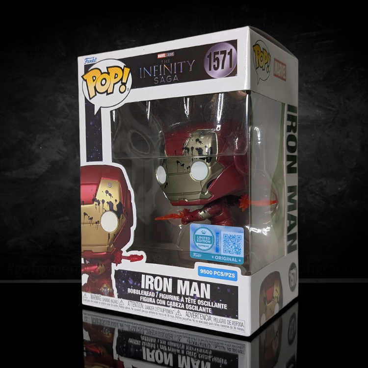 Iron Man Infinity Sage Funko Pop! Vinyl Figure #1571 New In Protector by Funko in original packaging