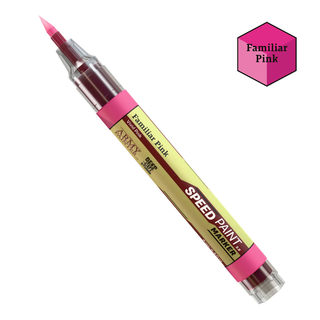 Familiar Pink Army Painter Speedpaint Marker - One-Coat Miniature Paint SM1008P with precise brush tip by Army Painter