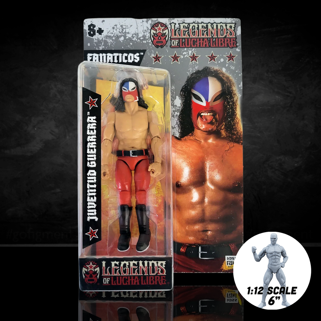 Juventud Guerrera Legends of Lucha Libre Fanaticos 6" Action Figure – WCW Era "The Juice" Edition by Boss Fight Studio Llc new in box