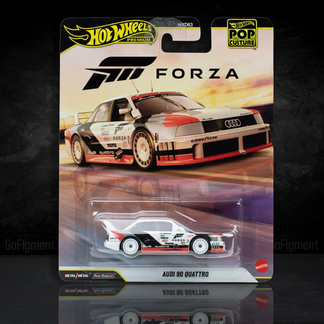 Forza Motorsports Audi 90 Quattro 1:64 Scale Hot Wheels Premium Pop Culture Diecast Car by Mattel new in package