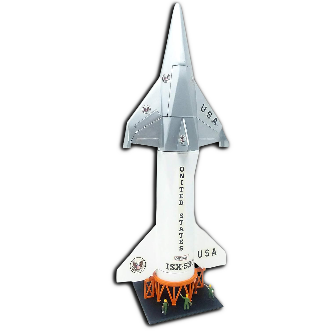 Convair Shuttle Craft 1:150 Scale Model Kit – New In Box by Atlantis Models with detailed white and gray shuttle design