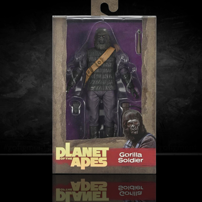 Gorilla Soldier Planet of the Apes Legacy Series 7-Inch Scale Action Figure by Neca in original packaging
