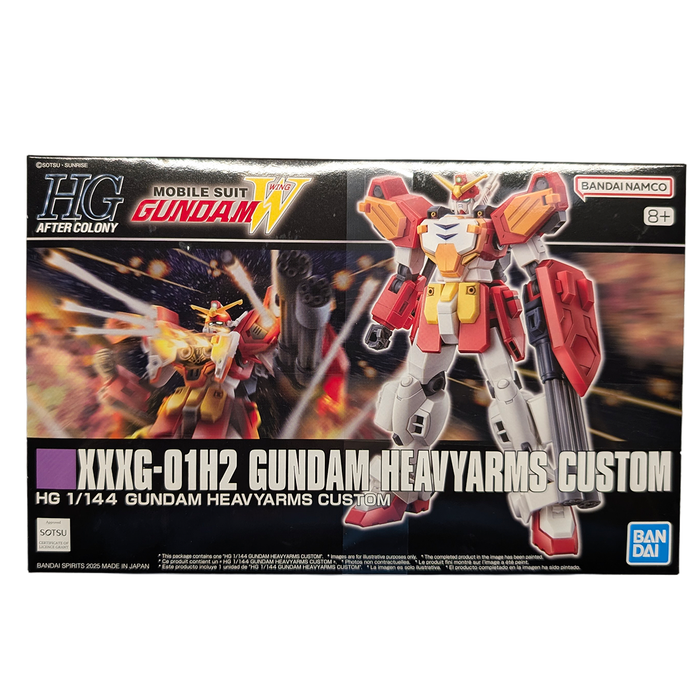 Gundam Heavyarms Custom Mobile Suit Gundam Wing High Grade Model Kit by Bandai Hobby Gunpla 1:144 Scale 5-Inch