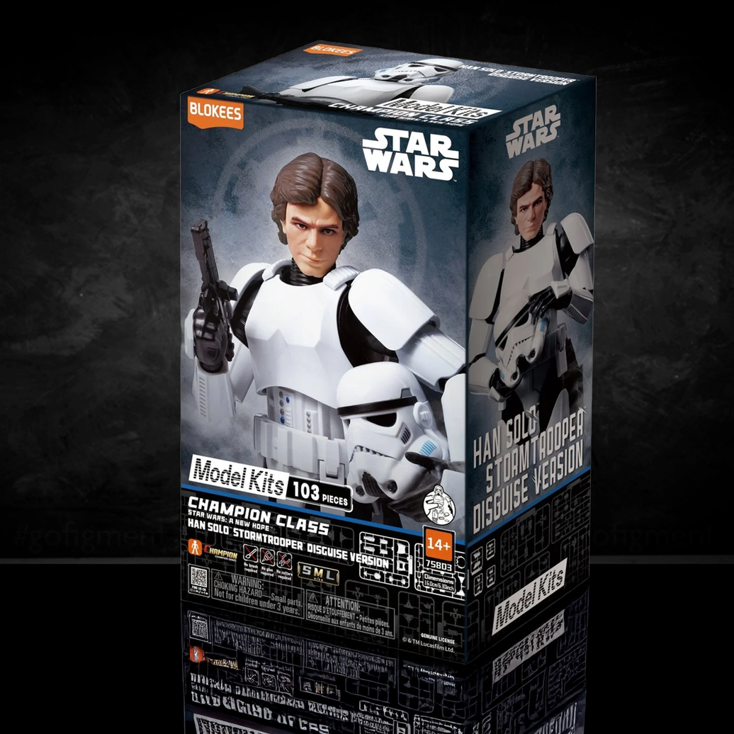 Star Wars: A New Hope Han Solo Stormtrooper Disguise Version Blokees Model Kit new in box by Hasbro