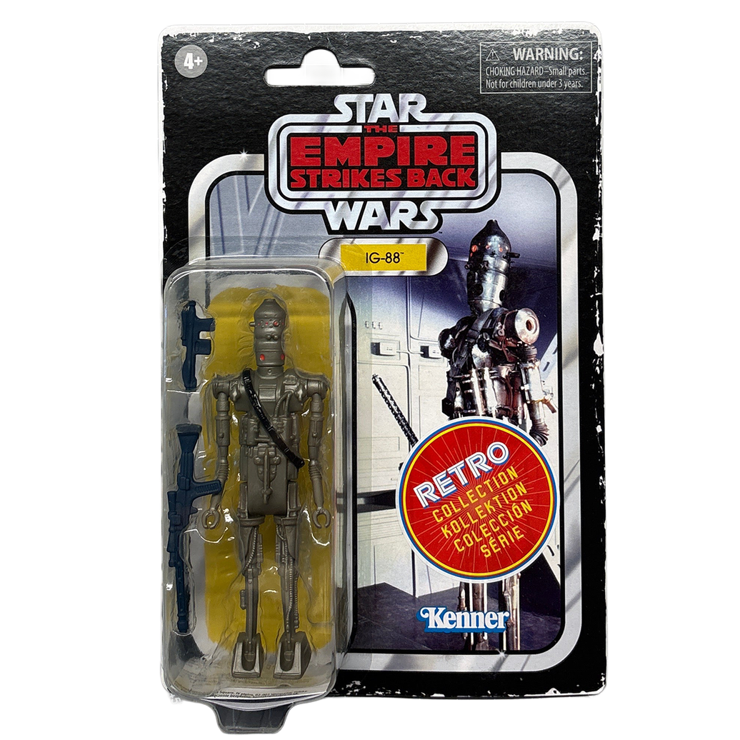 IG-88 Star Wars Retro Collection Action Figure 1:18 Scale ESB by Kenner in package