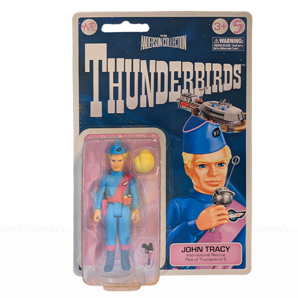 John Tracy 1:18 Scale Thunderbirds Master Replica Retro Action Figure by Master Replica in original collectible packaging