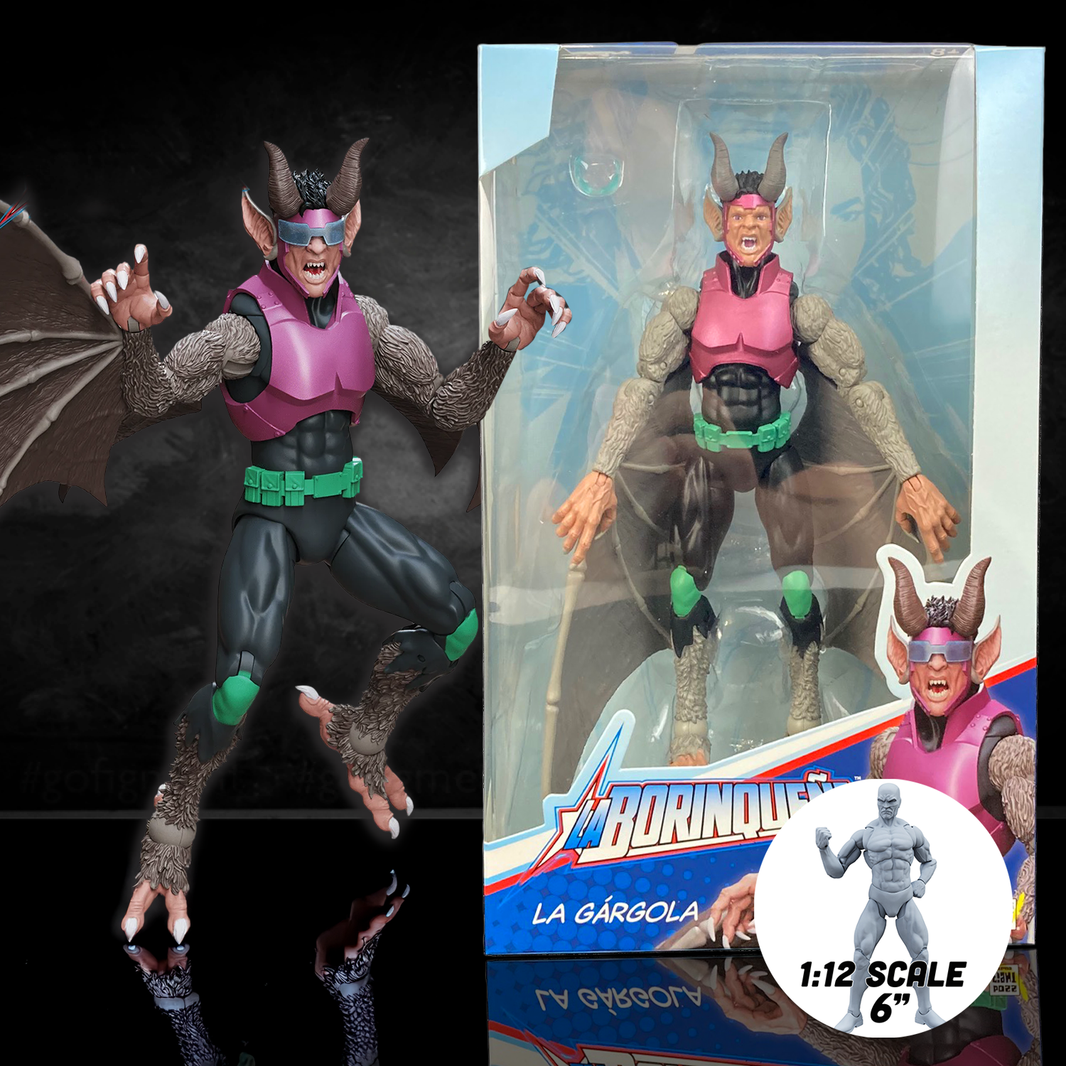 La Borinqueña Action Figure: La Gargola – 1:12 Scale Collectible Supervillain by Boss Fight Studio Llc new in box