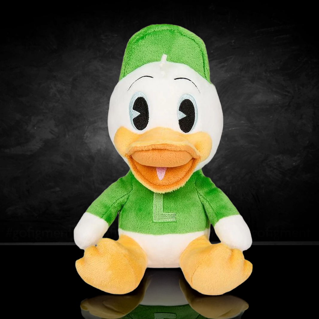 Louie DuckTales Disney Phunny Plush Kidrobot 7.5” green and white soft collectible toy new with tags