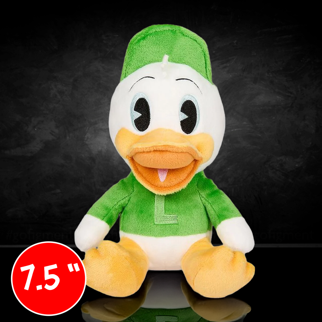 Louie DuckTales Disney Phunny Plush Kidrobot 7.5” new with tags green outfit soft collectible toy
