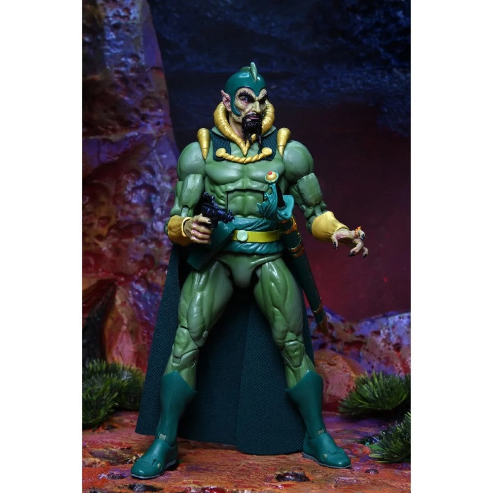 Ming the Merciless King Features Original Superheroes NECA 7-Inch Action Figure in green outfit with cape by Neca new in box collectible