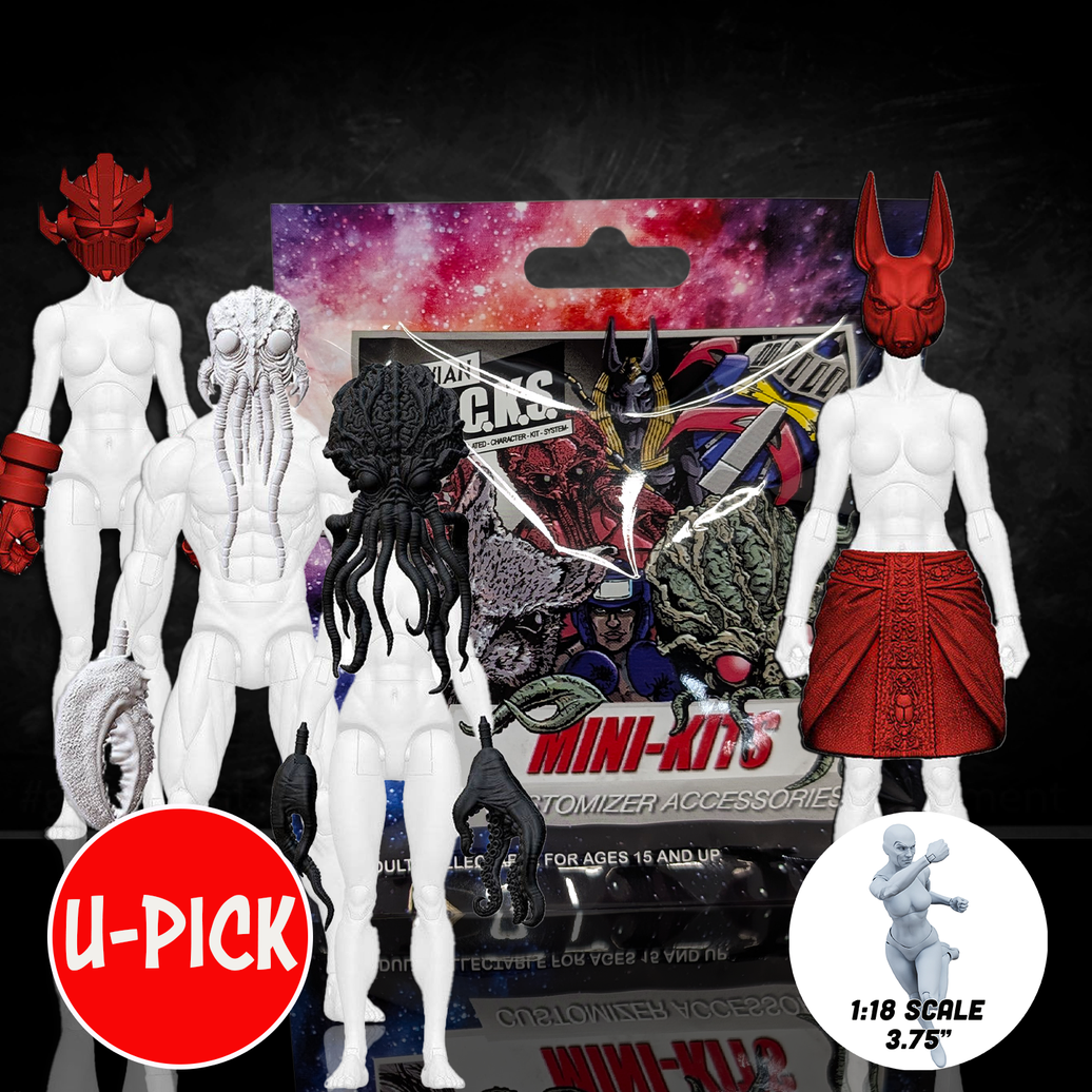 Vitruvian H.A.C.K.S. Mini-Kits: Confirmed Selection – Custom Action Figure Parts for Custom Collectors by Boss Fight Studio Llc new in box
