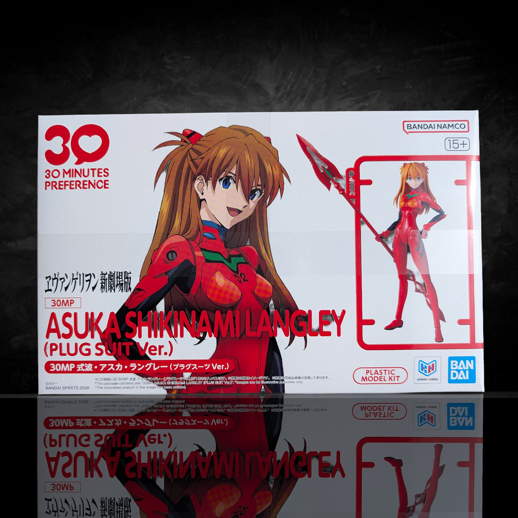 30 Minutes Preference Evangelion: New Theatrical Edition Asuka Shikinami Langley Plug Suit Version Model Kit new in box by Bandai