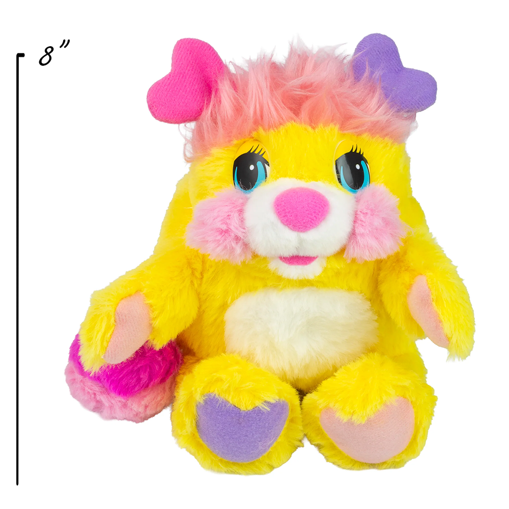 Popples 8" Small Plush Collection (Set of 3) by The Loyal Subjects, colorful yellow plush toy