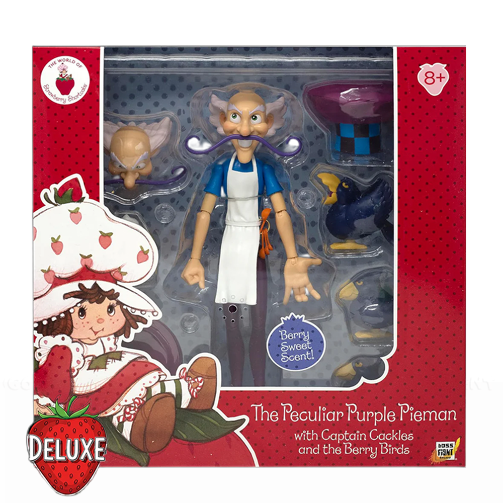 Purple Pie Man Strawberry Shortcake DELUXE Villain Action Figure 1:12 by Boss Fight Studio Llc in collector packaging